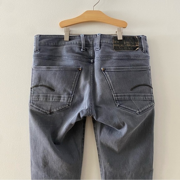 G-STAR Raw Revend Straight Gray Jeans 51011 Men’s Size 32 x 34 - Picture 5 of 12
